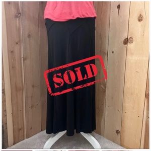Studio M Black Maxi Skirt
